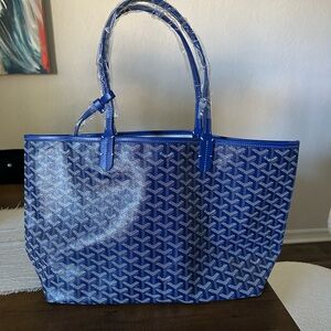 Blue Designer inspired Tote Bag